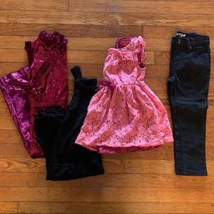 4T Lot - Jumpsuits, Dress, and Jeans